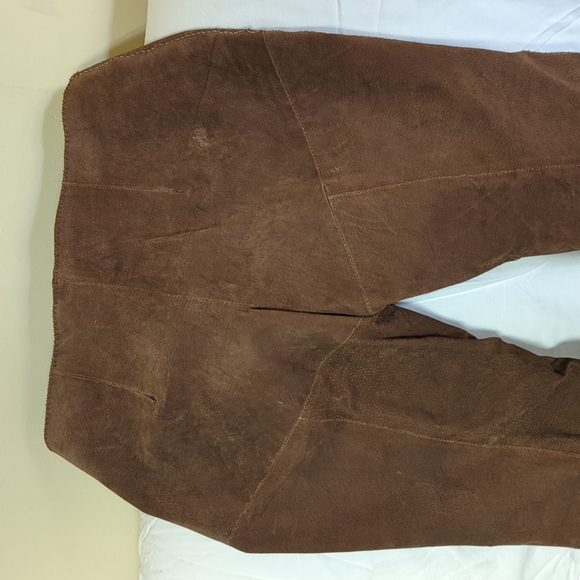Jamie Nicole size 7 brown suede pants - Picture 4 of 4